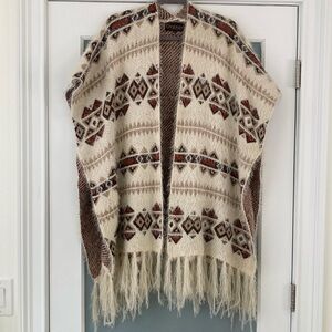 Navajo/ Western Poncho